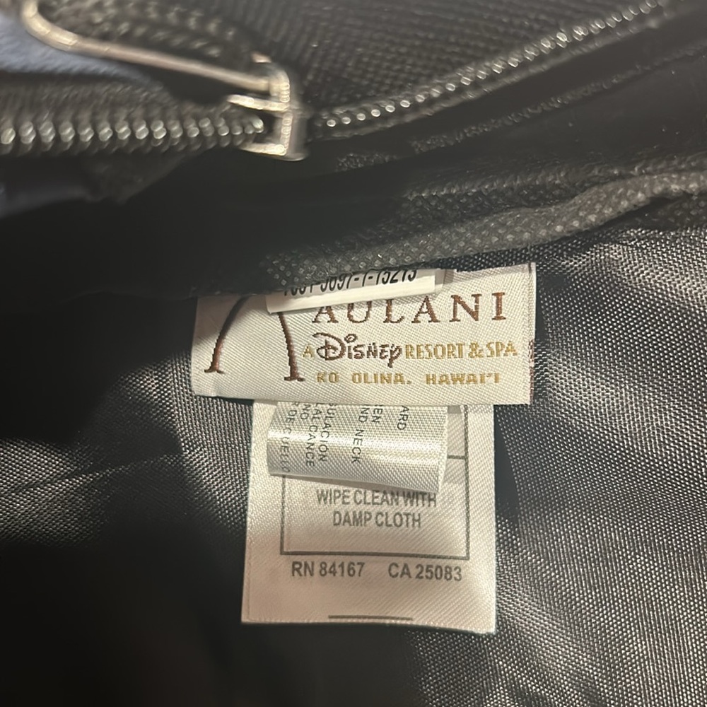 Aulani Disney resort and spa backpack. 3 zippered pockets and two netted sides. - Picture 9 of 9
